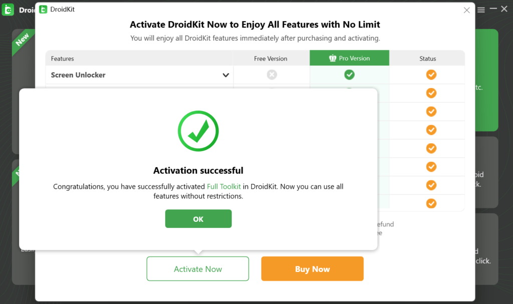How to Activate DroidKit